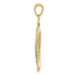 Load image into Gallery viewer, 14K Yellow Gold &amp; Rhodium StarFish Pendant

