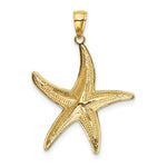 Load image into Gallery viewer, 14K Yellow Gold &amp; Rhodium StarFish Pendant
