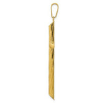 Load image into Gallery viewer, 14K Yellow Gold Fancy Textured Cross Pendant

