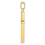 Load image into Gallery viewer, 14K Yellow Gold Cross Pendant 40mm length
