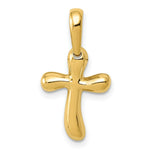Load image into Gallery viewer, 14K Yellow Gold Small Freeform Cross
