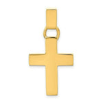 Load image into Gallery viewer, 14K Yellow Gold Hollow Cross Pendant 42mm length
