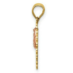 Load image into Gallery viewer, 14K Yellow Gold Yellow &amp; Rose Gold w/ Rhodium 15 Guadalupe Pendant

