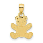 Load image into Gallery viewer, 14K Yellow Gold Teddy Bear Pendant
