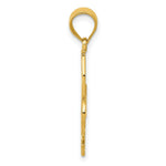 Load image into Gallery viewer, 14K Yellow Gold Filigree Fleur de Lis Pendant
