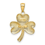 Load image into Gallery viewer, 14K Yellow Gold Shamrock Charm
