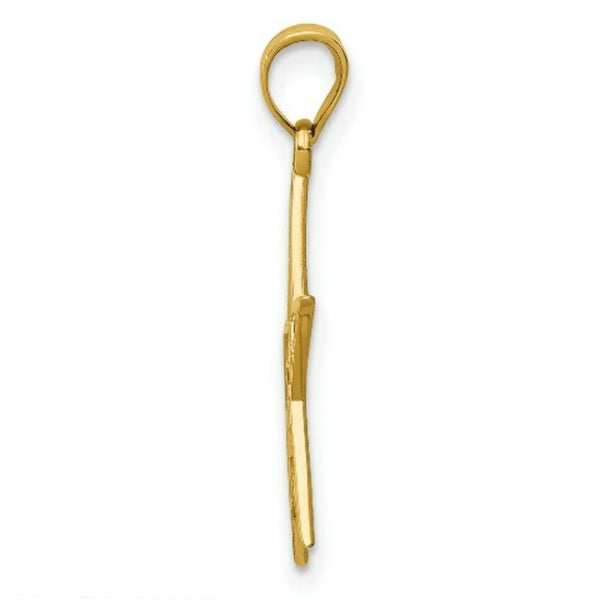 14K Yellow Gold Filigree Star Pendant