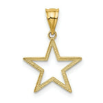 Load image into Gallery viewer, 14K Yellow Gold Star Charm
