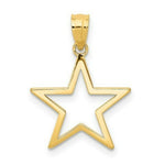 Load image into Gallery viewer, 14K Yellow Gold Star Charm
