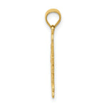 Load image into Gallery viewer, 14K Yellow Gold Polished Filigree Sun Pendant
