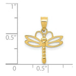 Load image into Gallery viewer, 14K Yellow Gold Dragonfly Pendant
