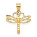 Load image into Gallery viewer, 14K Yellow Gold Dragonfly Pendant
