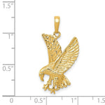 Load image into Gallery viewer, 14K Yellow Gold Eagle Charm
