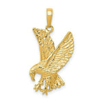 Load image into Gallery viewer, 14K Yellow Gold Eagle Charm
