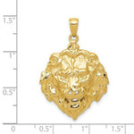 Load image into Gallery viewer, 14K Yellow Gold Lion Charm
