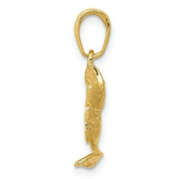 14K Yellow Gold Small Fish Charm