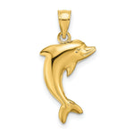 Load image into Gallery viewer, 14K Yellow Gold Polished Dolphin Charm
