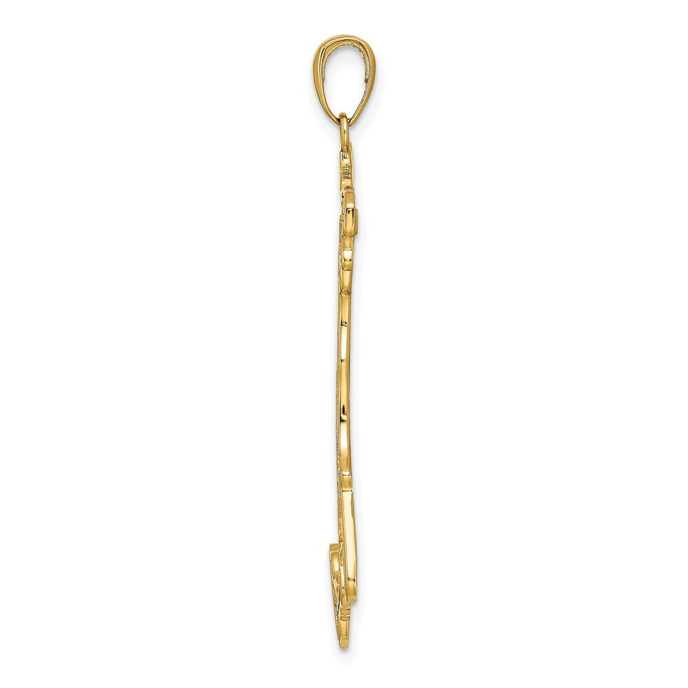 14K Yellow Gold Large Italy Pendant