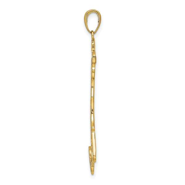 14K Yellow Gold Large Italy Pendant