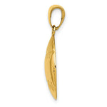 Load image into Gallery viewer, 14K Yellow Gold Diamond-Cut Baseball Charm
