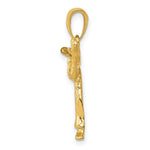 Load image into Gallery viewer, 14K Yellow Gold Girl Karate Charm
