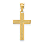 Load image into Gallery viewer, 14K Yellow Gold Cross Pendant 25mm length
