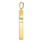 Load image into Gallery viewer, 14K Yellow Gold Hollow Cross Pendant 33mm length
