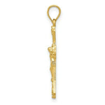 Load image into Gallery viewer, 14K Yellow Gold Crucifix Pendant 26mm length
