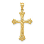 Load image into Gallery viewer, 14K Yellow Gold Crucifix Pendant 30mm length

