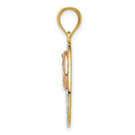 Load image into Gallery viewer, 14K Yellow Gold Yellow &amp; Rose Gold w/Rhodium Guadalupe &amp; 15 Pendant
