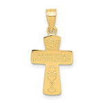 Load image into Gallery viewer, 14K Yellow Gold First Holy Communion Cross Pendant
