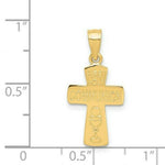 Load image into Gallery viewer, 14K Yellow Gold First Holy Communion Cross Pendant
