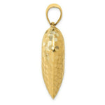 Load image into Gallery viewer, 14K Yellow Gold Textured Puff Heart Pendant
