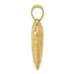 Load image into Gallery viewer, 14K Yellow Gold Textured Puff Heart Pendant
