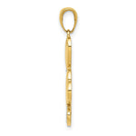 Load image into Gallery viewer, 14K Two-tone Gold Polished Heart Cluster Pendant
