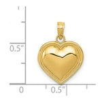 Load image into Gallery viewer, 14K Yellow Gold Polished Heart Pendant
