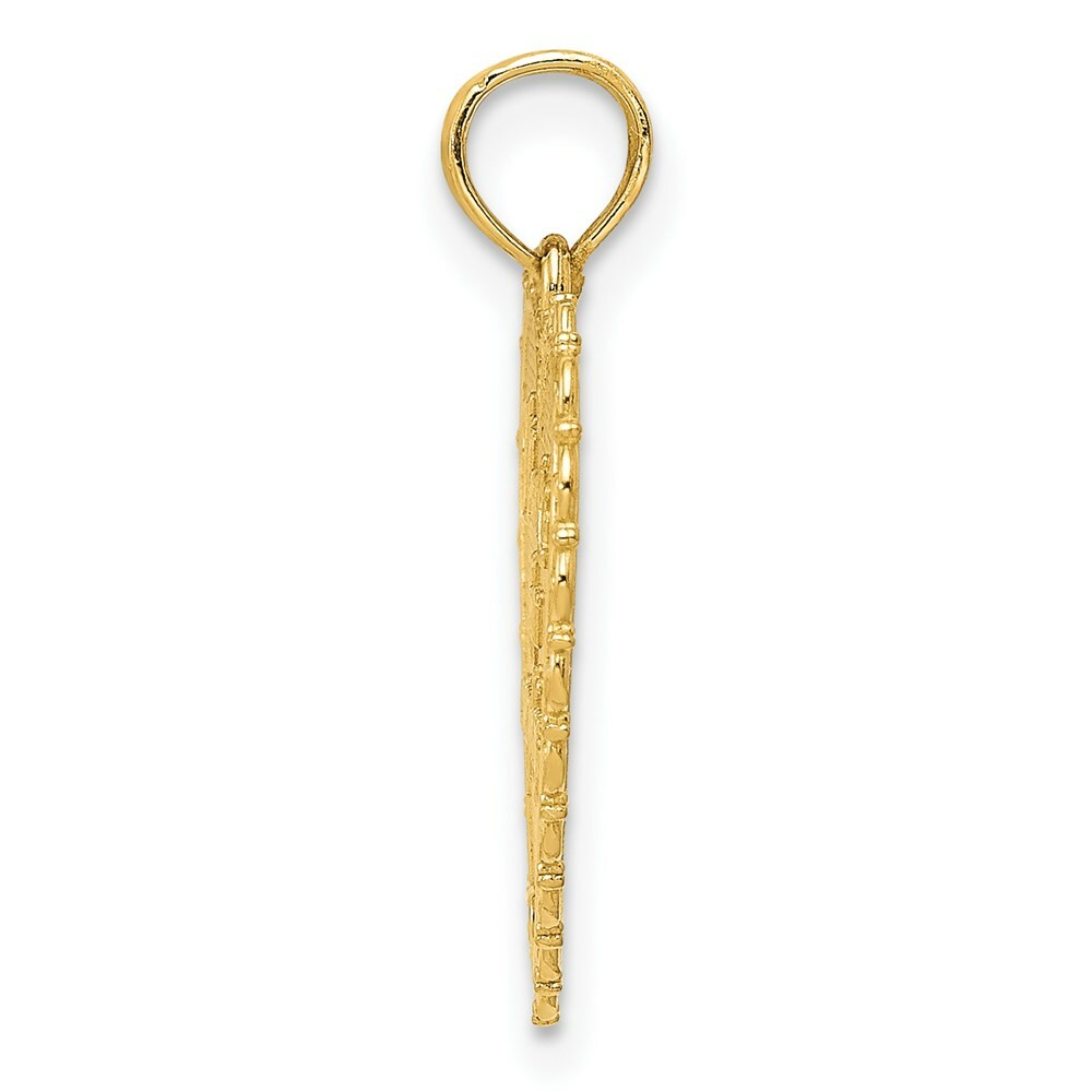 14K Yellow Gold Polished For My Mom/ Thanks For Everything Pendant