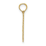 Load image into Gallery viewer, 14K Yellow Gold Gold Polished Daddy's Little Girl Textured Heart Charm Pendant

