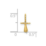 Load image into Gallery viewer, 14K Yellow Gold Gold Polished 3-D Pacifier Charm Pendant
