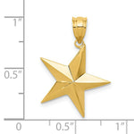 Load image into Gallery viewer, 14K Yellow Gold Polished Star Pendant
