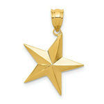 Load image into Gallery viewer, 14K Yellow Gold Polished Star Pendant

