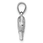 Load image into Gallery viewer, 14K White Gold Polished Elephant Pendant
