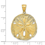 Load image into Gallery viewer, 14K Yellow Gold Sand Dollar Pendant
