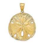 Load image into Gallery viewer, 14K Yellow Gold Sand Dollar Pendant
