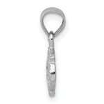 Load image into Gallery viewer, 14K White Gold Sand Dollar Pendant
