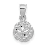 Load image into Gallery viewer, 14K White Gold Sand Dollar Pendant

