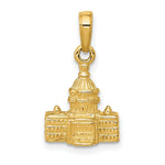 Load image into Gallery viewer, 14K Yellow Gold 3-D Washington D.C. Capital Building Pendant
