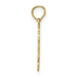 Load image into Gallery viewer, 14K Yellow Gold I HEART Las Vegas With Dice Engraved Charm Pendant
