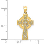 Load image into Gallery viewer, 14K Yellow Gold Celtic Cross Pendant
