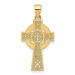 Load image into Gallery viewer, 14K Yellow Gold Celtic Cross Pendant
